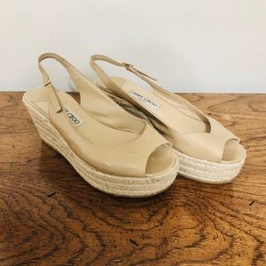 Jimmy Choo Patent Leather Wedges